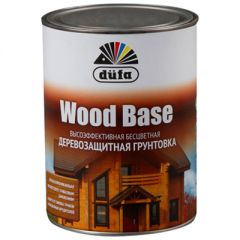 Грунтовка Dufa деревозащитная Wood Base с биоцидом 1 л