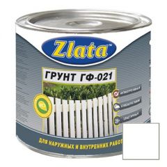 Грунтовка Zlata ГФ-021 белая 2,7 кг