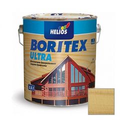 Лазурь декоративная Helios Boritex Ultra №1 Бесцветная 2,5 л