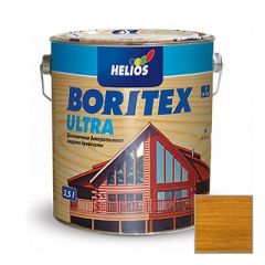 Лазурь декоративная Helios Boritex Ultra №3 Тик 2,5 л