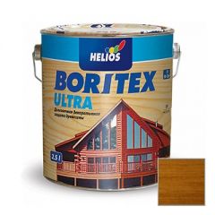 Лазурь декоративная Helios Boritex Ultra №10 Каштан 2,5 л