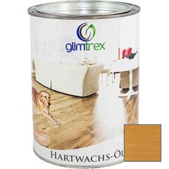 Масло с твердым воском цветное Glimtrex Hartwachs-Ol дуб 2,5 л