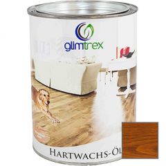 Масло с твердым воском цветное Glimtrex Hartwachs-Ol каштан 2,5 л