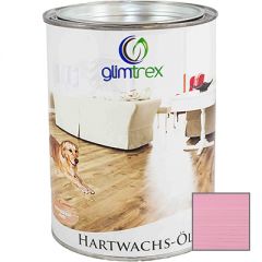 Масло с твердым воском цветное Glimtrex (Глимтрекс) Hartwachs-Ol Интенсив цикламен 1 л