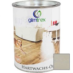 Масло с твердым воском цветное Glimtrex Hartwachs-Ol Интенсив слоновая кость 1 л