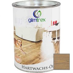 Масло с твердым воском цветное Glimtrex Hartwachs-Ol грей 1 л