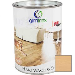Масло с твердым воском цветное Glimtrex (Глимтрекс) Hartwachs-Ol нектарин 1 л