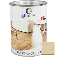 Масло с твердым воском цветное Glimtrex (Глимтрекс) Hartwachs-Ol соломка 1 л