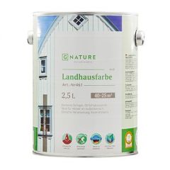 Краска укрывная GNature 461 Landhausfarbe белая 2,5 л