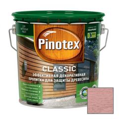 Декоративная пропитка Pinotex Classic Жемчужный розовый 2,7 л