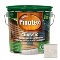 Декоративная пропитка Pinotex Classic Белый 2,7 л