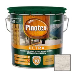 Декоративная пропитка Pinotex Ultra Белый 2,5 л