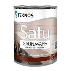 Воск Teknos Satu Saunavaha для сауны белый 0,9 л