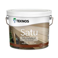 Воск Teknos Satu Saunavaha для сауны прозрачный 2,7 л