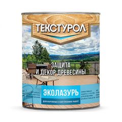 Деревозащитное средство Текстурол (Texturol) Эколазурь Бесцветный 0,8 л