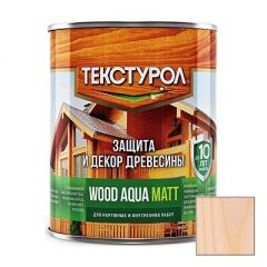 Деревозащитное средство на водной основе Текстурол Wood Aqua Matt Бесцветный 0,8 л