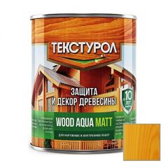 Деревозащитное средство на водной основе Текстурол Wood Aqua Matt Сосна 0,8 л