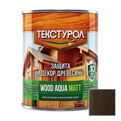 Деревозащитное средство на водной основе Текстурол Wood Aqua Matt Орех 0,8 л