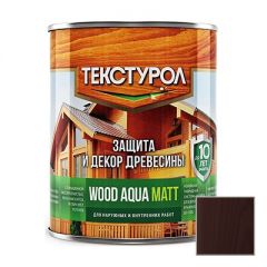 Деревозащитное средство на водной основе Текстурол Wood Aqua Matt Махагон 0,8 л