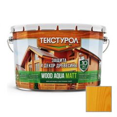 Деревозащитное средство на водной основе Текстурол Wood Aqua Matt Сосна 10 л