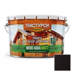 Деревозащитное средство на водной основе Текстурол Wood Aqua Matt Палисандр 10 л