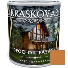 Масло для фасада Kraskovar Deco Oil Fasade Тик (1900001226) 0,75 л