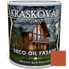 Масло для фасада Kraskovar Deco Oil Fasade Махагон (1900001231) 0,75 л
