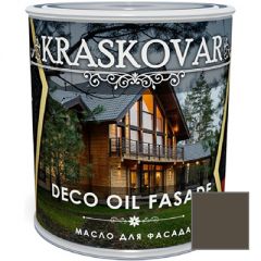 Масло для фасада Kraskovar Deco Oil Fasade Графит (1900001232) 0,75 л