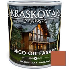 Масло для фасада Kraskovar Deco Oil Fasade Лиственница (1900001237) 0,75 л
