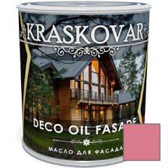 Масло для фасада Kraskovar Deco Oil Fasade Бургундия (1900001298) 0,75 л