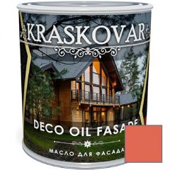 Масло для фасада Kraskovar Deco Oil Fasade Вишня (1900001294) 0,75 л