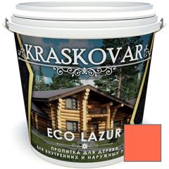 Пропитка для дерева Kraskovar Eco Lazur Коралл (1900001187) 0,9 л