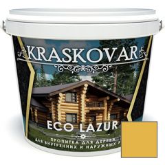 Пропитка для дерева Kraskovar Eco Lazur Лимонно-желтый (1900001199) 2 л