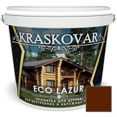 Пропитка для дерева Kraskovar Eco Lazur Красное дерево (1900001200) 2 л