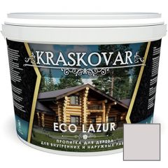 Пропитка для дерева Kraskovar Eco Lazur Белый (1900001208) 9 л
