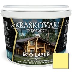 Пропитка для дерева Kraskovar Eco Lazur Лимонно-желтый (1900001213) 9 л