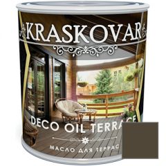 Масло для террас Kraskovar Deco Oil Terrace Эбен (1900001122) 0,75 л