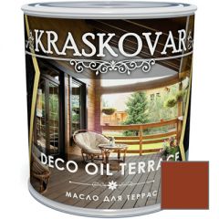 Масло для террас Kraskovar Deco Oil Terrace Махагон (1900001126) 0,75 л