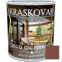 Масло для террас Kraskovar Deco Oil Terrace Гранатовый (1900001257) 0,75 л
