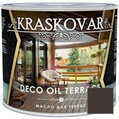 Масло для террас Kraskovar Deco Oil Terrace Эбен (1900001134) 2,2 л