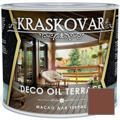 Масло для террас Kraskovar Deco Oil Terrace Гранатовый (1900001258) 2,2 л