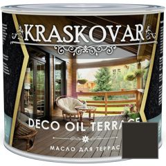 Масло для террас Kraskovar Deco Oil Terrace Графит (1900001256) 2,2 л