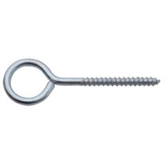 Шуруп с кольцом белый цинк 6х40 мм (кг)