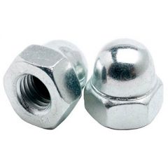 Гайка колпачковая DIN 1587 белый цинк М10 (кг)