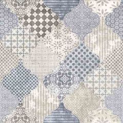 Керамогранит Cersanit (Церсанит) Majolica 42х42 см Голубой MA4R042D-69