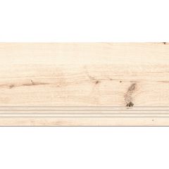 Керамогранит Ступень Cersanit (Церсанит) Woodhouse 29,7х59,8 см Бежевый WS4O306