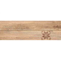 Керамогранит Cersanit Ornamentwood 18,5х59,8 см декорированный Бежевый OW4M013