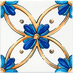 Декор Kerama Marazzi Капри 20х20 см Синий STG/A455/5232