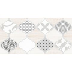 Настенная плитка LB Ceramics (Lasselsberger Ceramics) Декор 1 Мореска 20х40 см бежевая 1641-8625