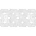 Настенная плитка LB Ceramics (Lasselsberger Ceramics) Мореска Декор геометрия 20х40 см Белая 1641-8631